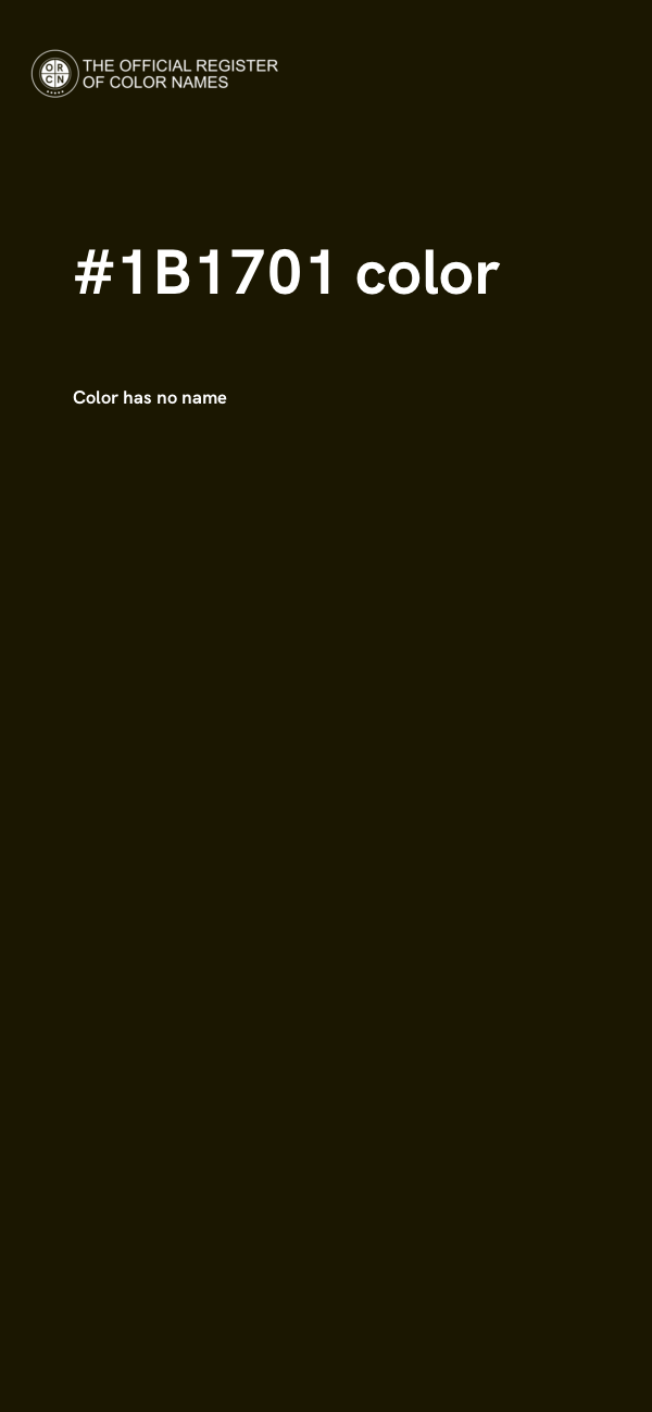 #1B1701 color image