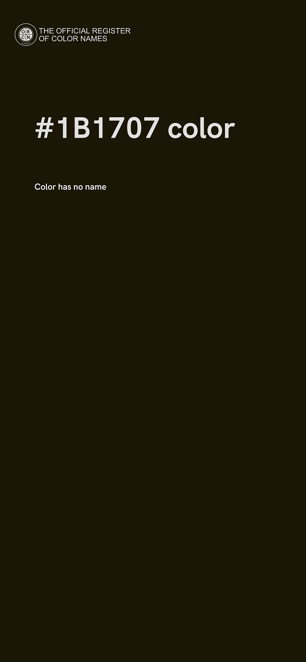 #1B1707 color image