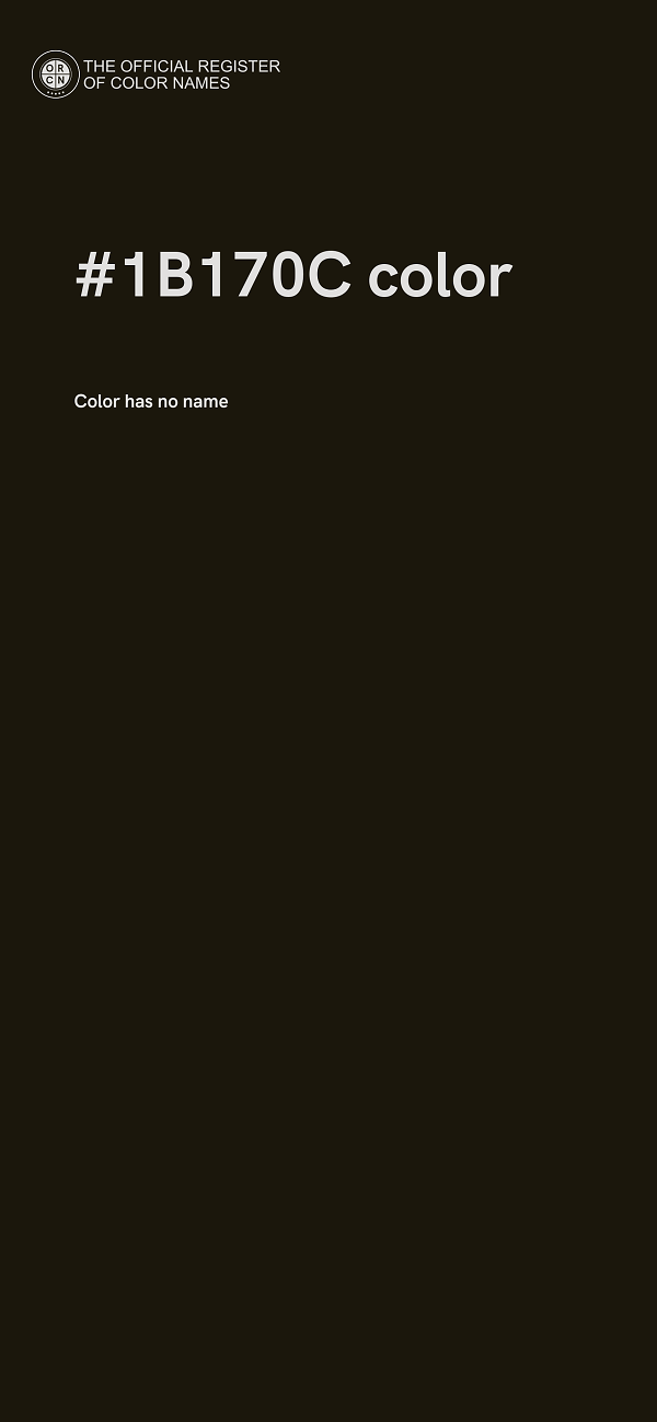 #1B170C color image