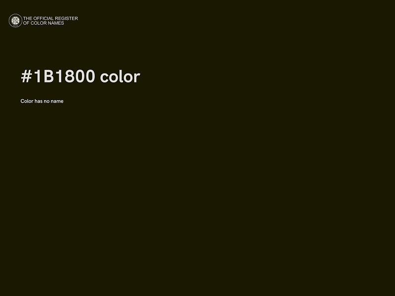 #1B1800 color image