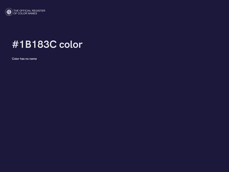 #1B183C color image