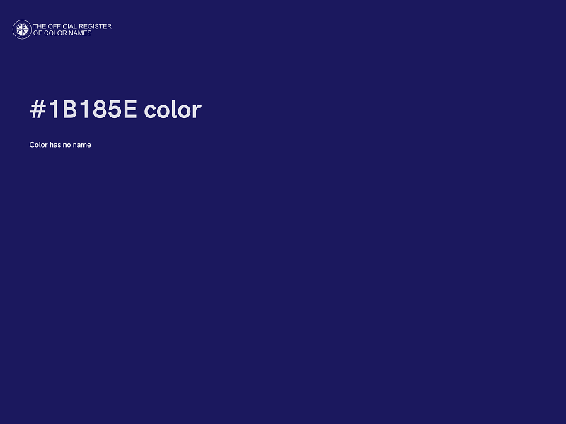 #1B185E color image