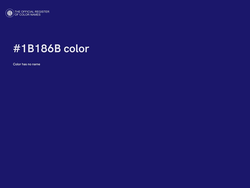 #1B186B color image