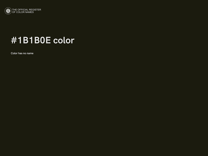 #1B1B0E color image