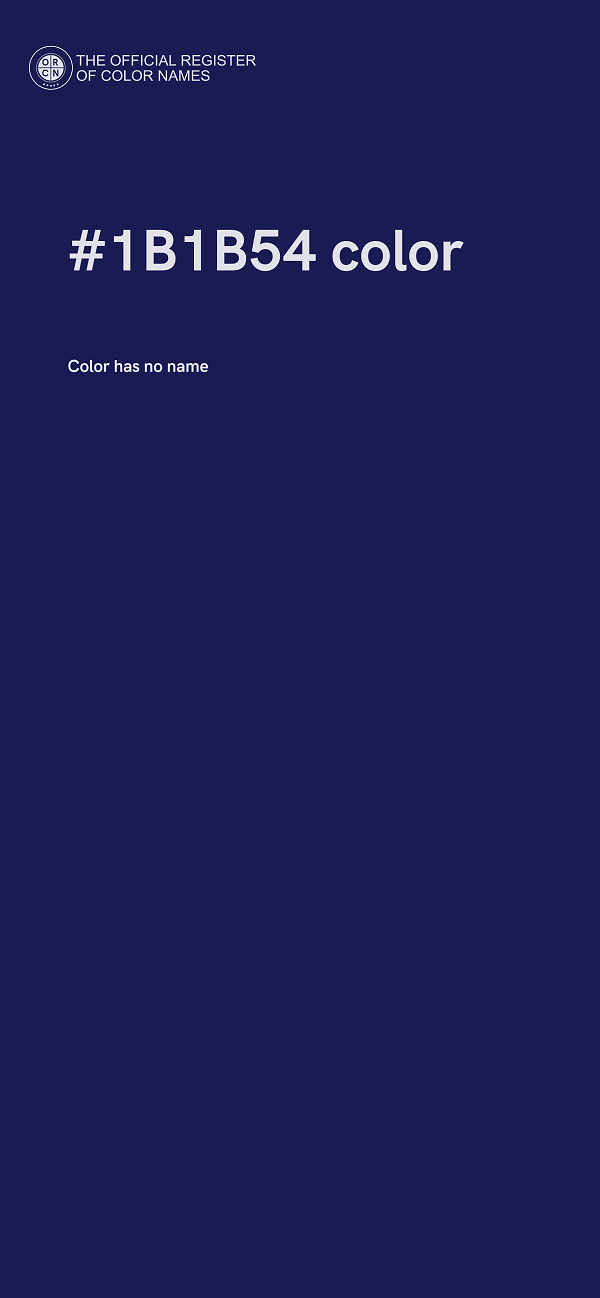 #1B1B54 color image