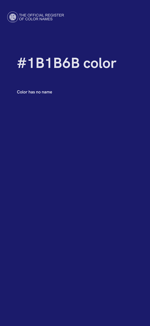 #1B1B6B color image