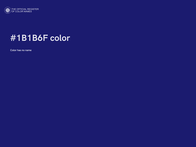 #1B1B6F color image