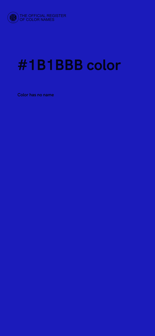 #1B1BBB color image