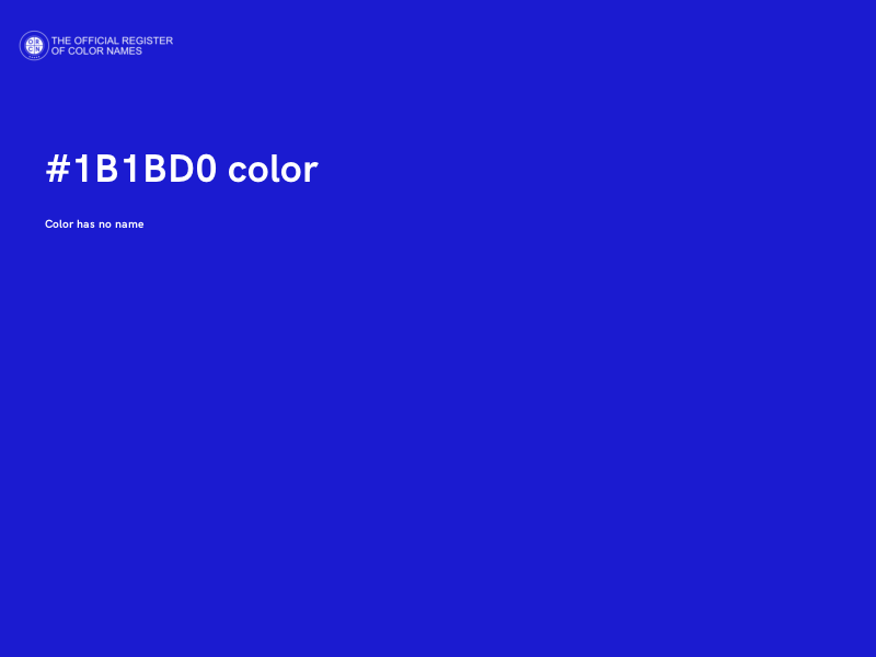 #1B1BD0 color image