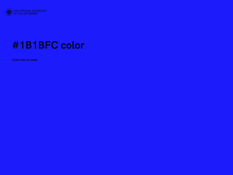 #1B1BFC color image