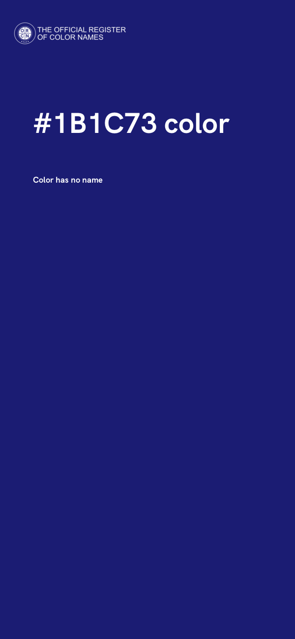 #1B1C73 color image