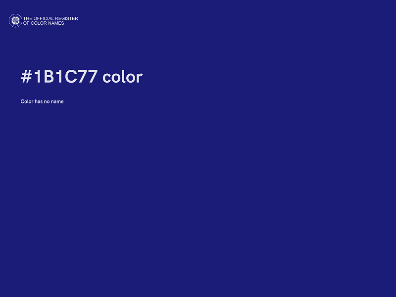 #1B1C77 color image