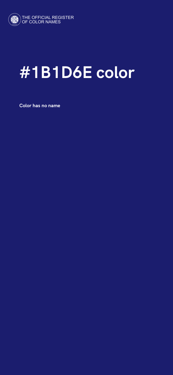 #1B1D6E color image
