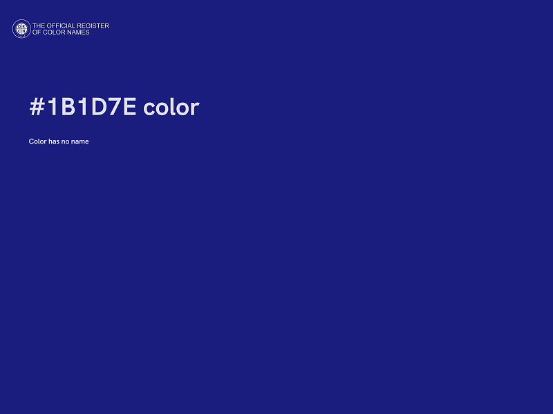 #1B1D7E color image