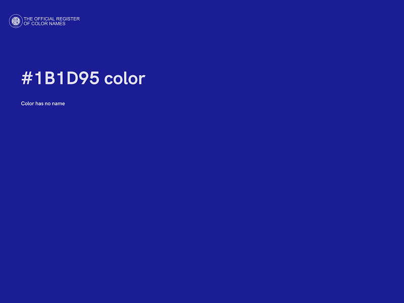 #1B1D95 color image