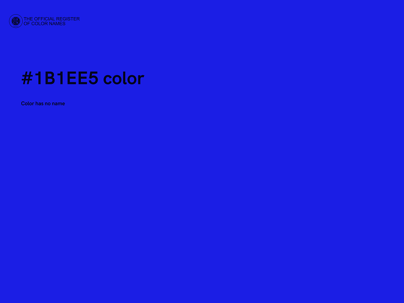 #1B1EE5 color image
