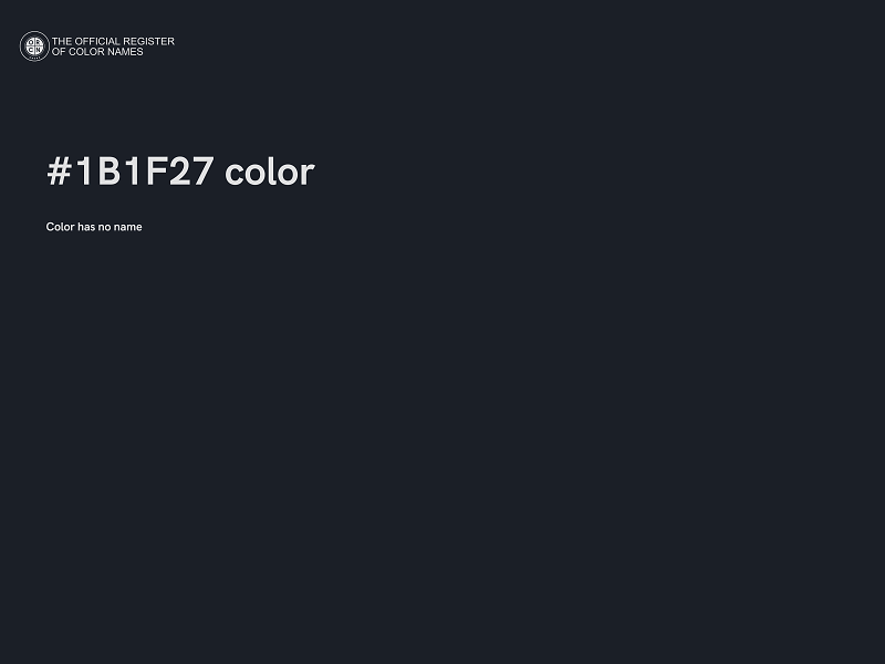 #1B1F27 color image