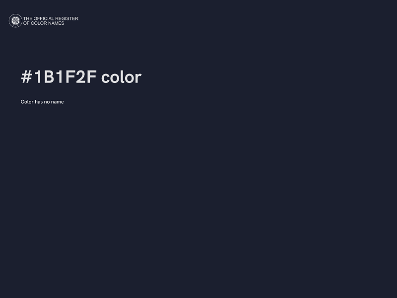 #1B1F2F color image