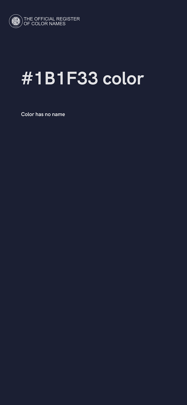 #1B1F33 color image