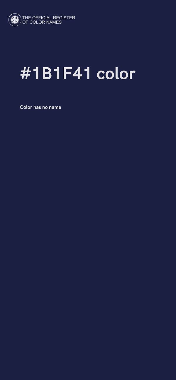 #1B1F41 color image