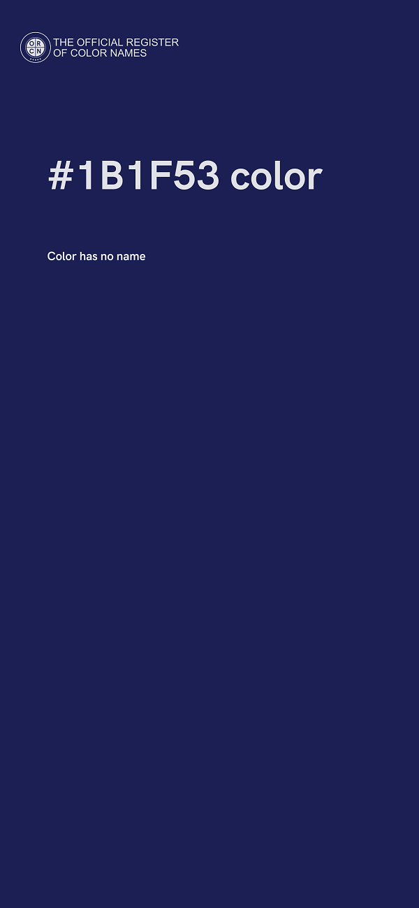 #1B1F53 color image