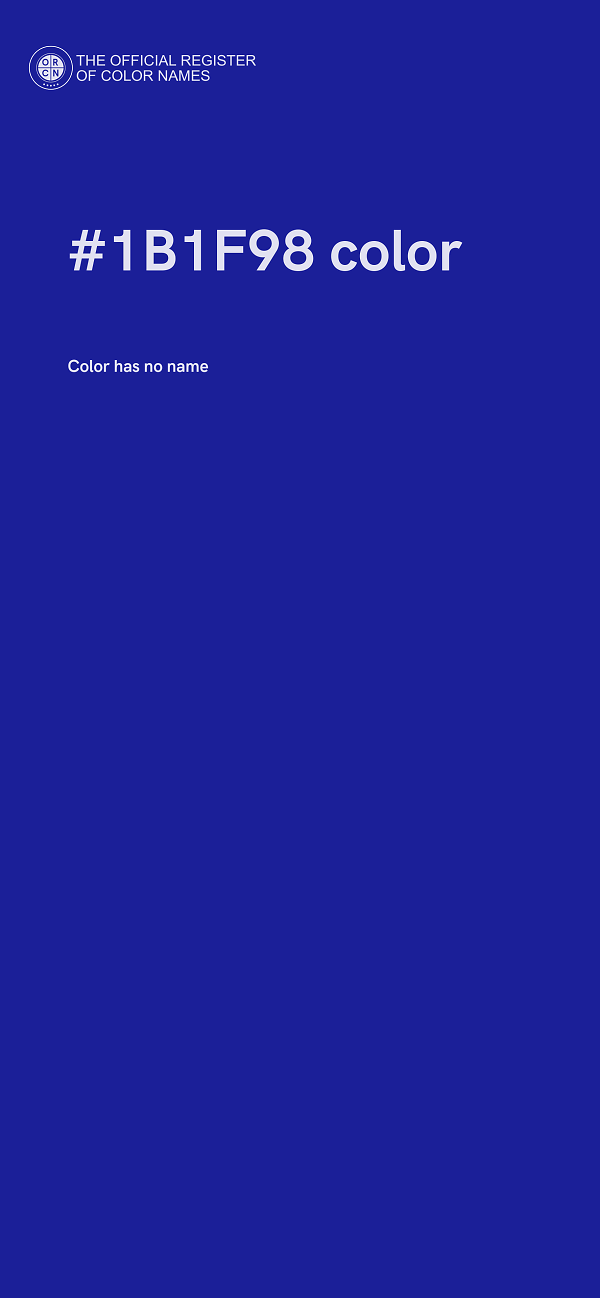 #1B1F98 color image