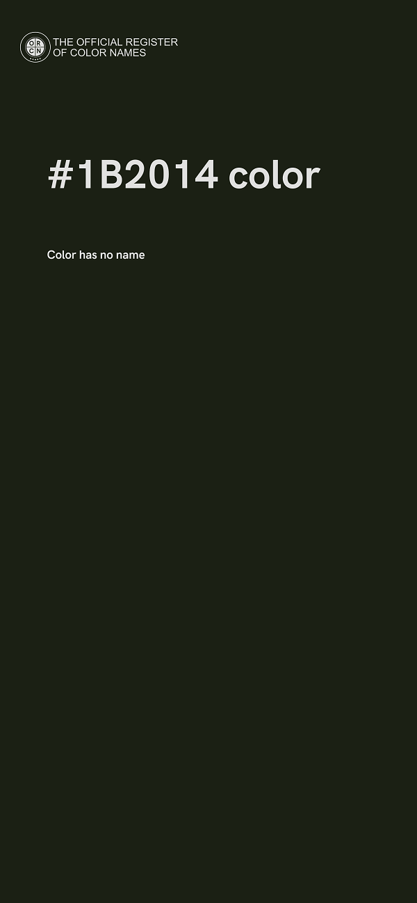 #1B2014 color image