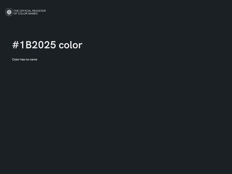 #1B2025 color image