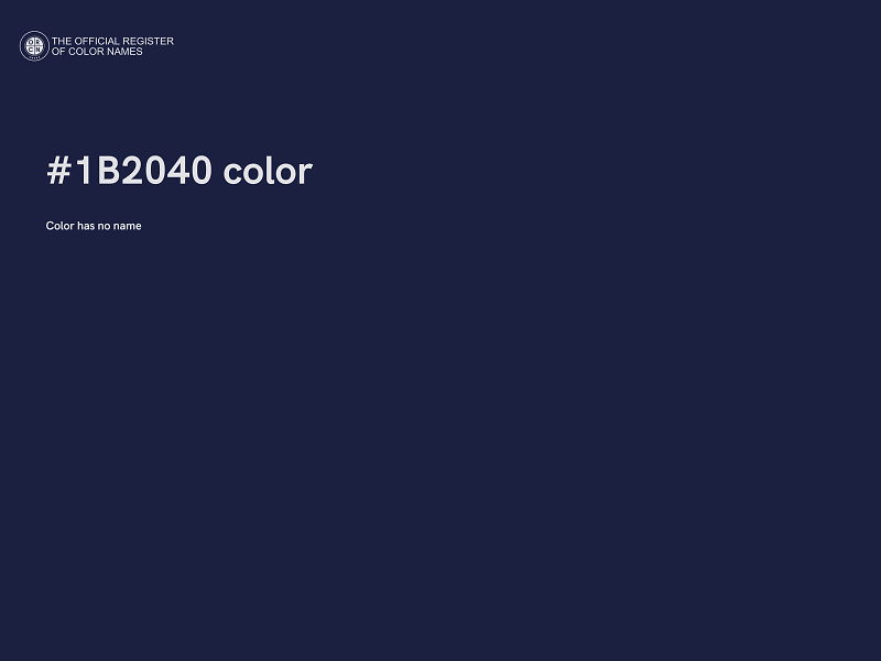 #1B2040 color image