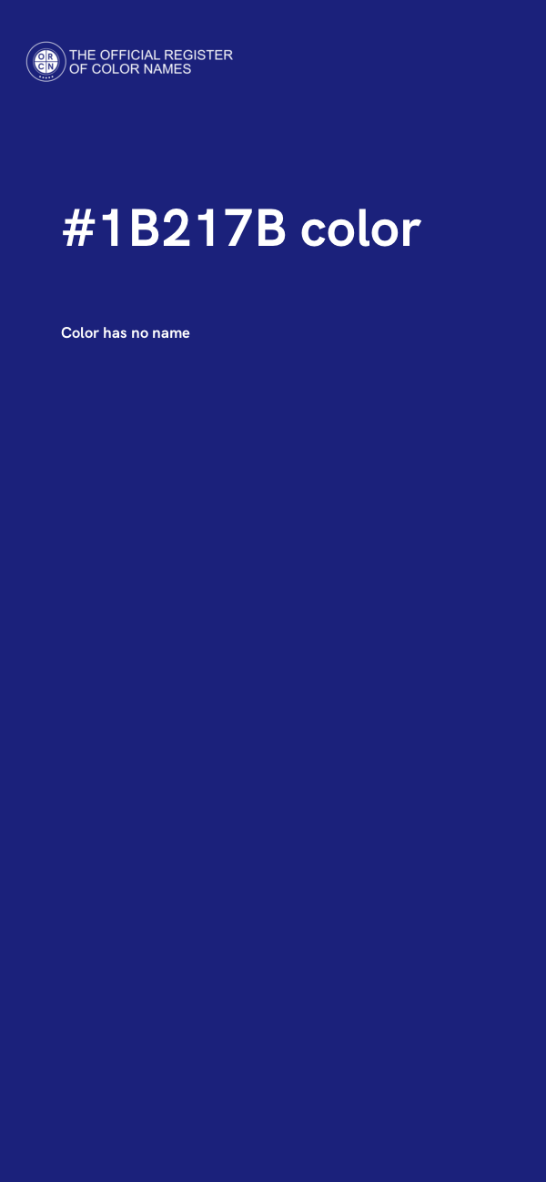 #1B217B color image