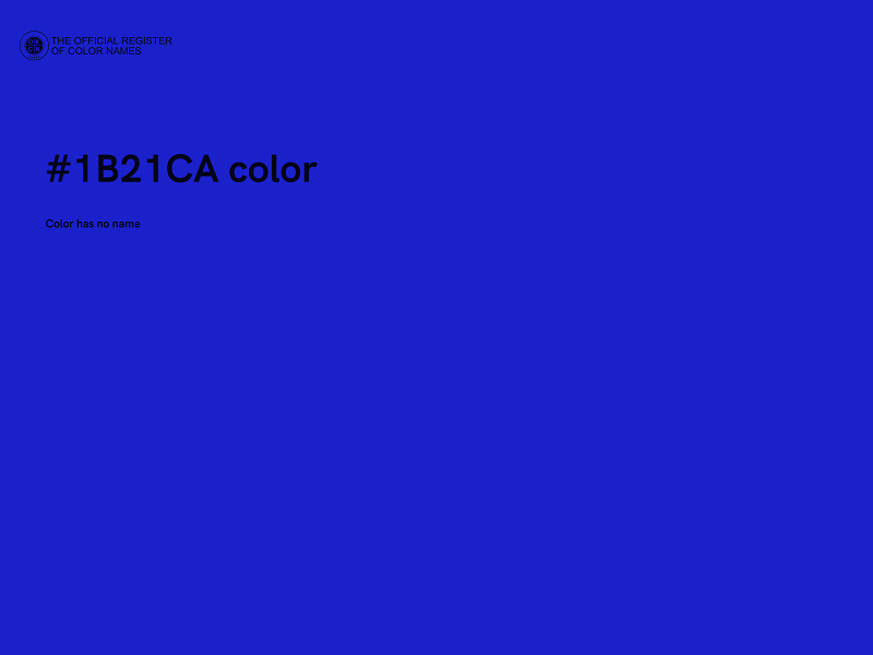 #1B21CA color image