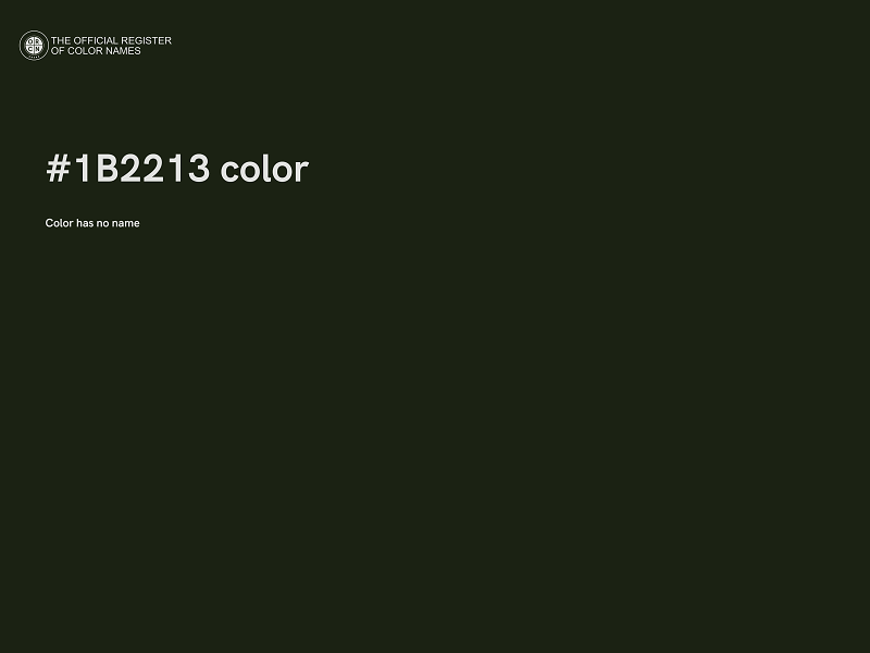 #1B2213 color image