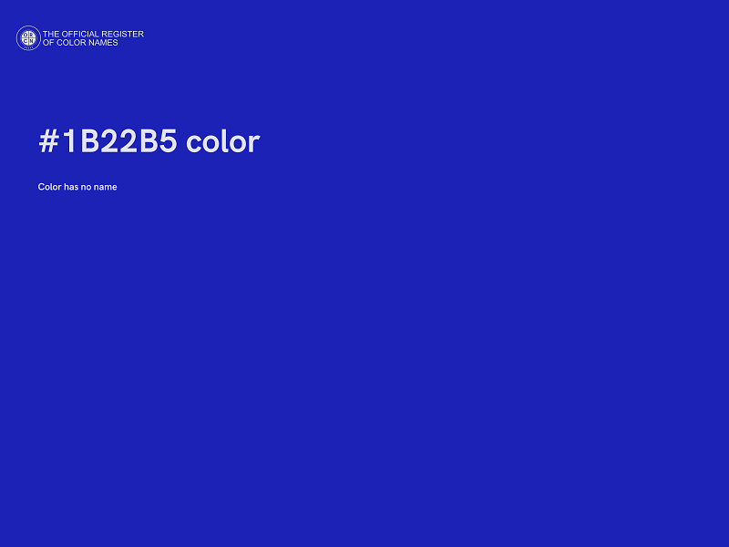 #1B22B5 color image