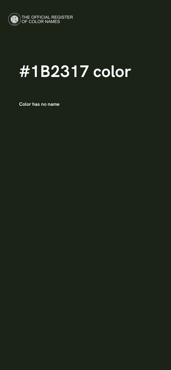 #1B2317 color image