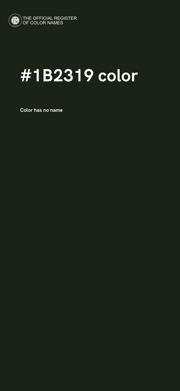 #1B2319 color image