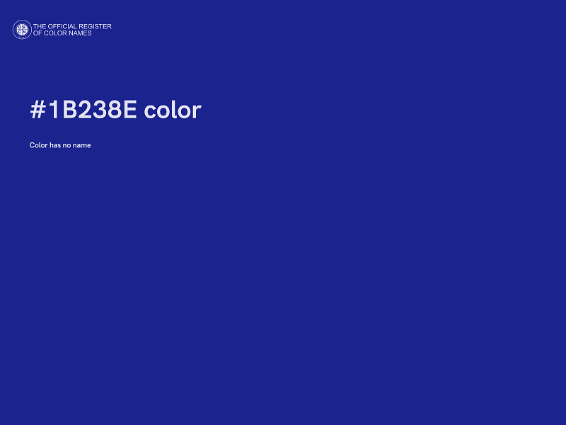 #1B238E color image