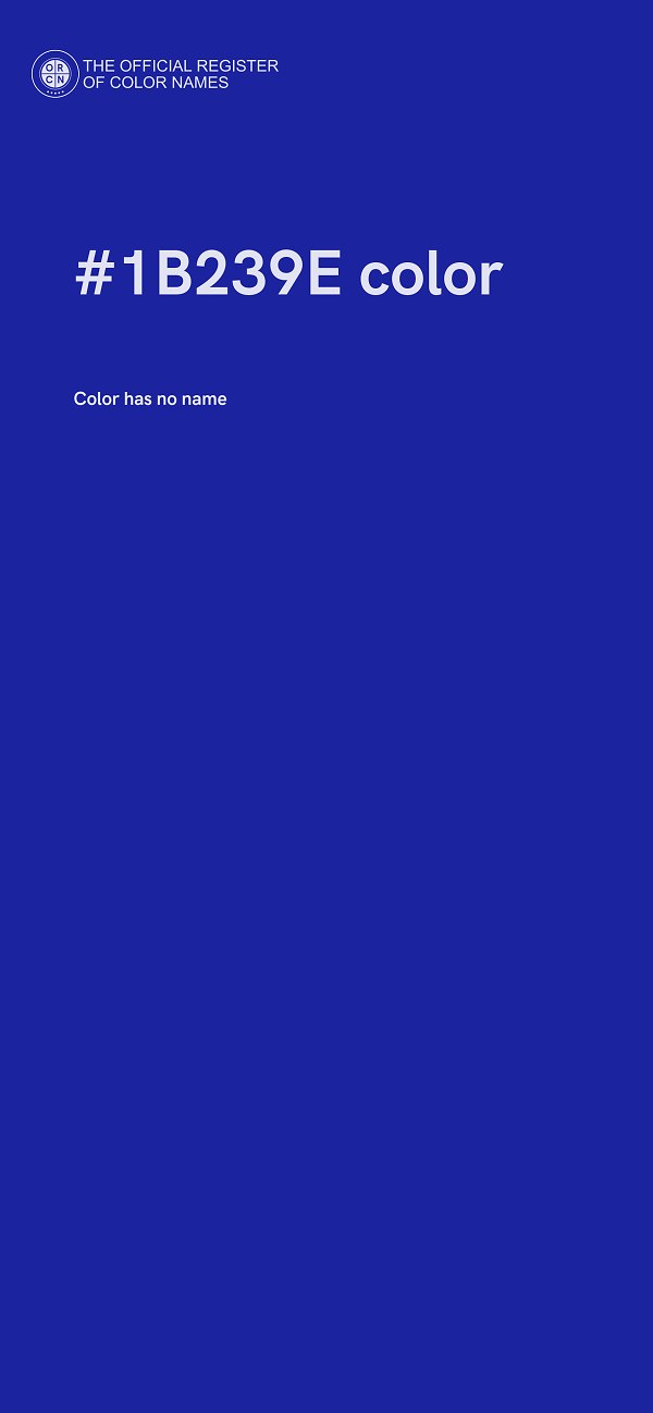 #1B239E color image