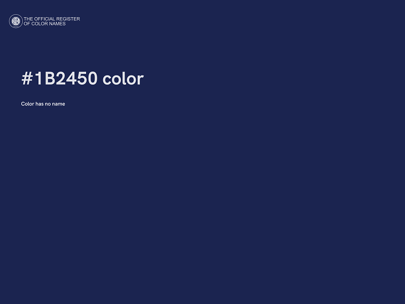 #1B2450 color image