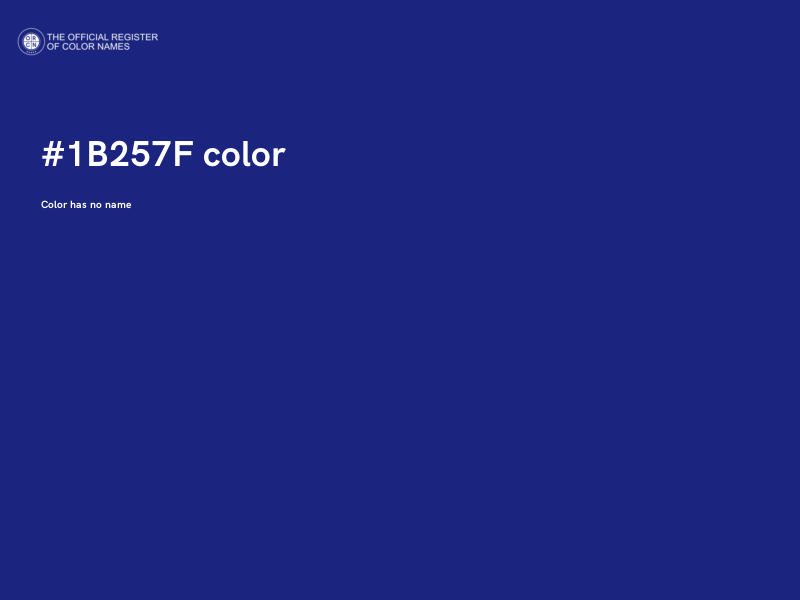 #1B257F color image