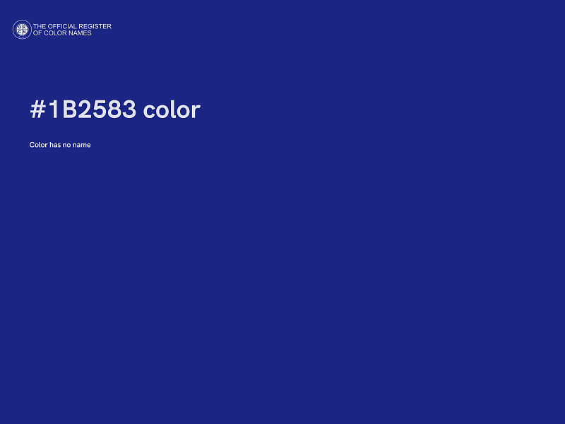 #1B2583 color image