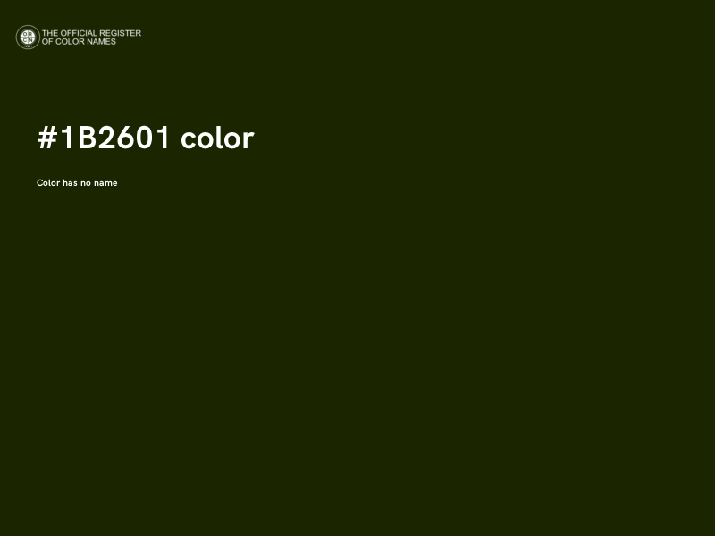 #1B2601 color image