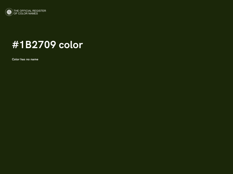 #1B2709 color image