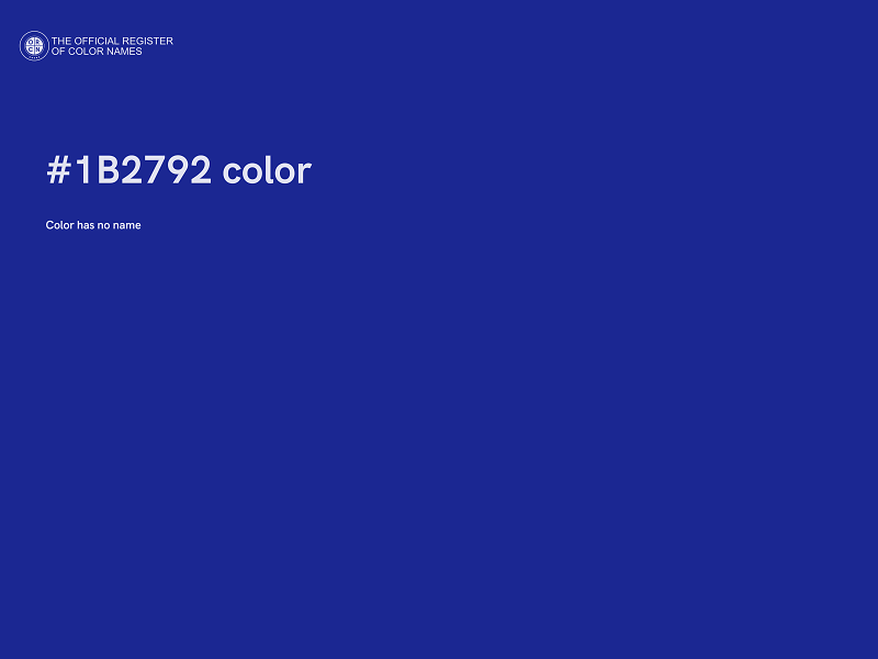 #1B2792 color image