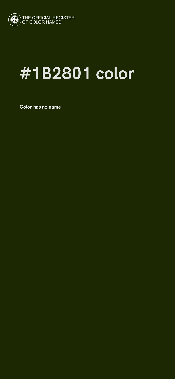 #1B2801 color image