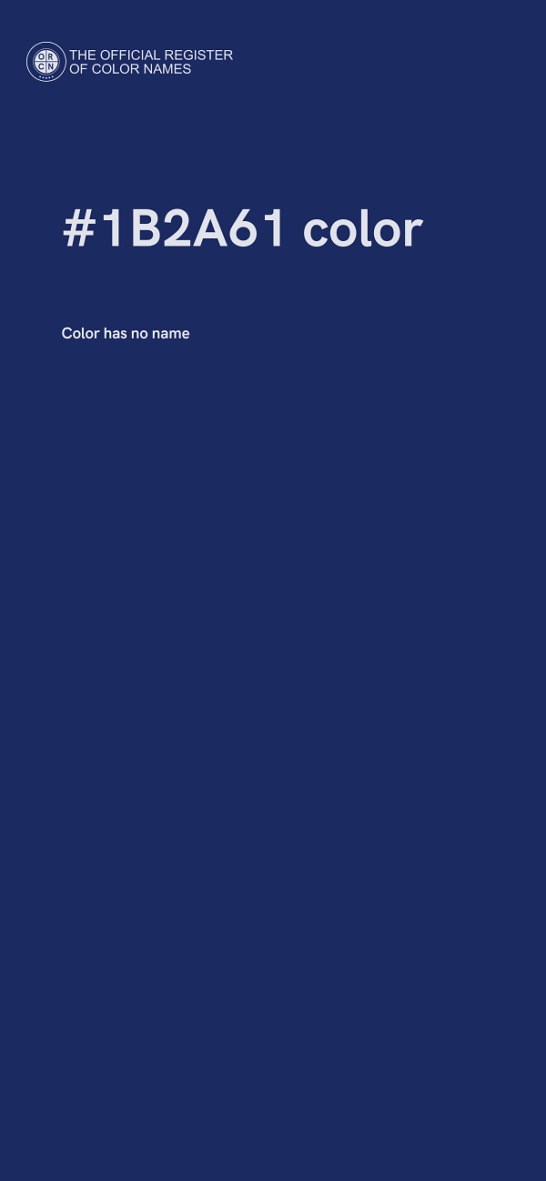 #1B2A61 color image