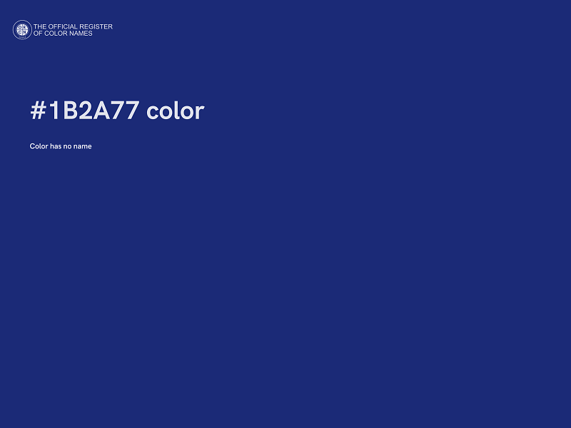 #1B2A77 color image