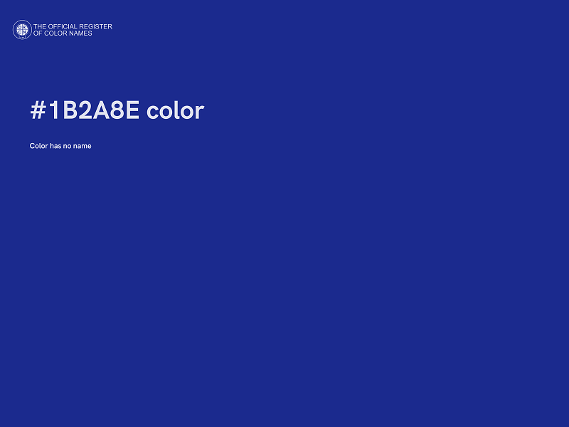 #1B2A8E color image