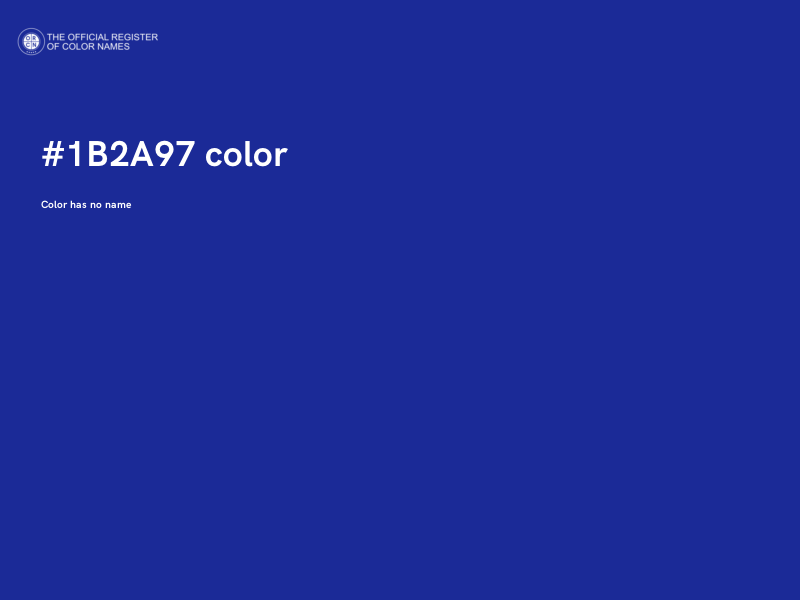 #1B2A97 color image