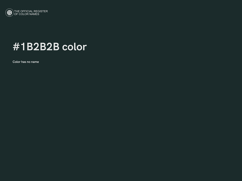 #1B2B2B color image