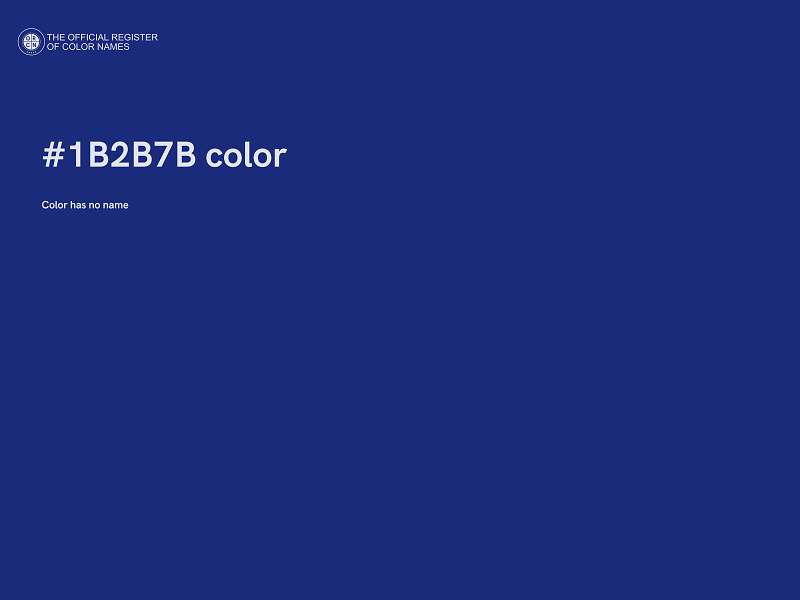 #1B2B7B color image